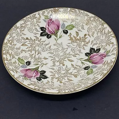 Buy CROWNFORD Rose And Gold Chintz Spare Or Replacement SAUCER • 1.99£