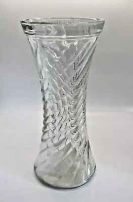 Buy VINTAGE DAVIDSON SPIRAL, FLARED 10  (25.5 Cm) GLASS VASE • 9.95£