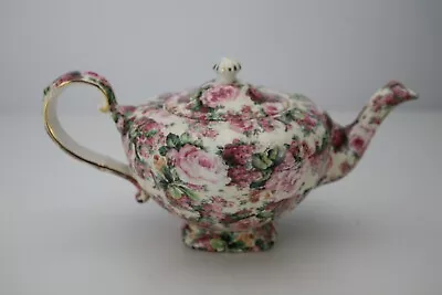 Buy Vintage(1950s) Arthur Wood & Sons Rose Chintz Tea Pot, Beautiful Decoration • 46£