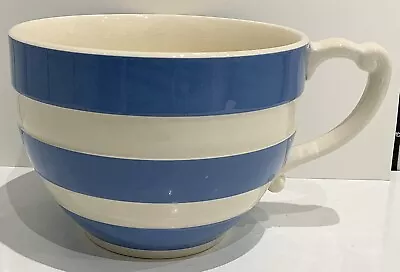 Buy Large Vintage T G Green Cornish Kitchenware Blue/White Cup • 23£