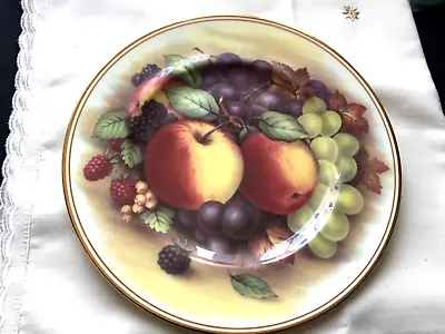 Buy Fenton Harvest Fruit Decorative Bone China Plate By Doug Hague 10.5  E16 • 10£