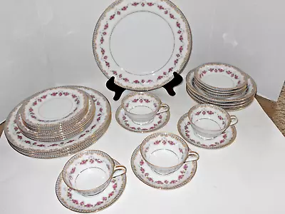 Buy Noritake M China Ridgewood 28 Pc Dinnerware Set 4 Place Setting Plates Bowls • 118.54£