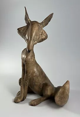 Buy VTG Anthony Freeman McFarlin Fox Figurine Pottery MCM 1970 Brown #145 Repaired • 32.66£