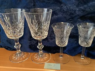 Buy Alcohol Glasses Set 3 SALE Large Edinburgh, Small Very Decorative • 0.99£