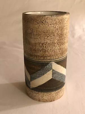 Buy Troika Pottery Cylinder Vase 18cm • 190£