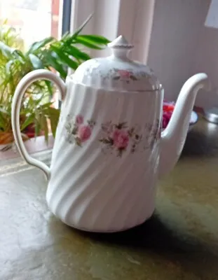 Buy Minton Spring Bouquet Coffee Pot New Unused English Vintage Chintz • 22£
