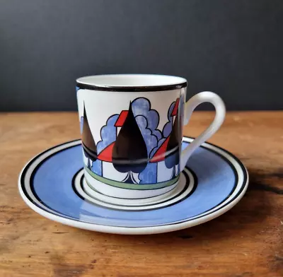Buy Wedgwood Clarice Cliff May Avenue Ltd Edition Cafe Chic Coffee Cup Saucer • 25£