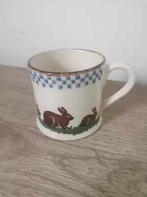 Buy Brixton Pottery Small Mug With Rabbits - Collectible • 10£