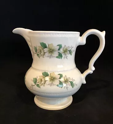 Buy Lovely Vintage Lord Nelson Ivory Floral Porcelain Pitcher 6” • 19.27£