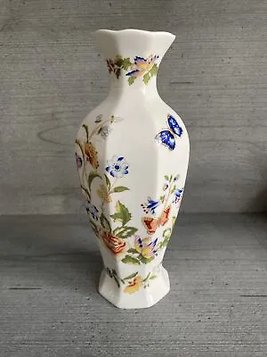 Buy Aynsley Pembroke Vase English Fine Bone China Ornament 22.5cm Height Collectable • 10£