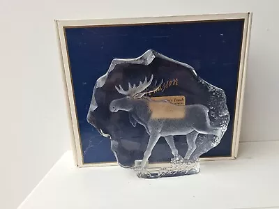 Buy Mats Jonasson Art Glass - Moose (European Elk) • 25£
