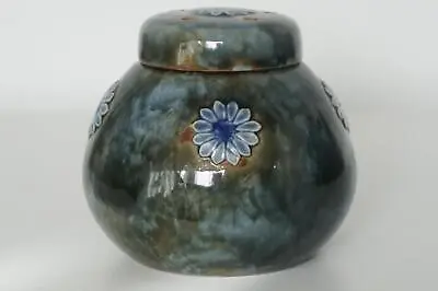 Buy Royal Doulton Lambeth Pot Pourri Pomander - Applied Floral Decoration - C.1920's • 95£
