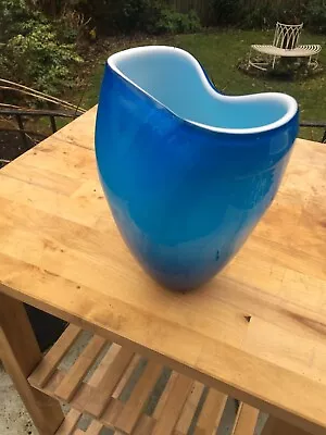 Buy Dartington Large Teal Opaque  Vase • 25£