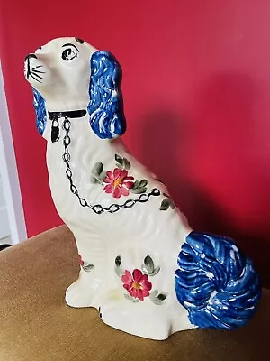 Buy Siltone Pottery Staffordshire Spaniel Mantle Dog Hand Painted Figurine Large 11” • 45£