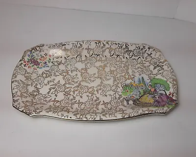 Buy Vintage Lord Nelson BCM Ware Tray Floral Chintz Miss Pompadour 8  X 5  • 16.33£