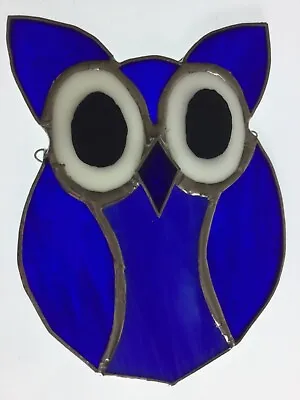 Buy Stained Glass Owl. Sheffield Wednesday Colours. Light Catcher. Handmade.  • 8£