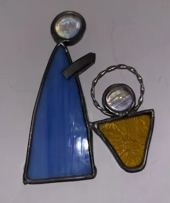 Buy Stained Glass Window Hanger  Mary & Baby Jesus • 2.41£