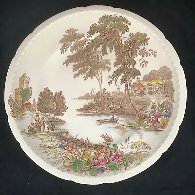 Buy Vintage Swinnertons The Ferry 10” Porcelain Dinner Plate Staffordshire England • 18.97£