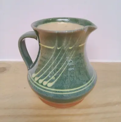 Buy Handmade Green Studio Pottery Jug By James Brooke, Appleton Le Moors, Yorkshire  • 12.99£