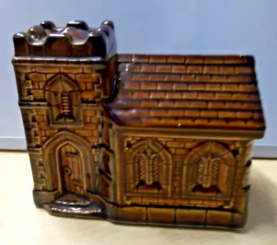 Buy Vintage Szeiler Studio Pottery COUNTRY CHURCH Money Box Ceramic With Stopper • 30£