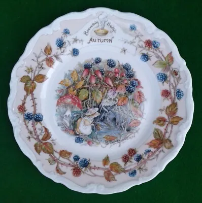 Buy Royal Doulton Brambly Hedge “autumn” Afternoon Tea Plate. • 7.99£