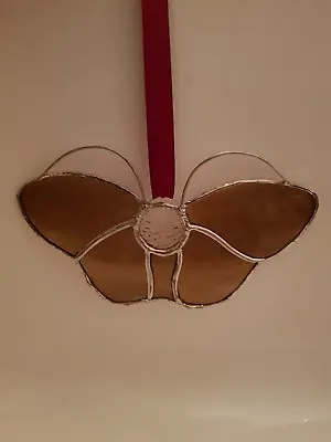 Buy Stained Glass Butterfly Window Hanger Handmade New Boxed (A3) • 4£