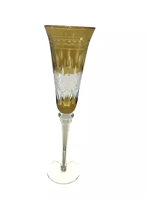 Buy Ajka Crystal Amber Champagne Flute Glass • 20£
