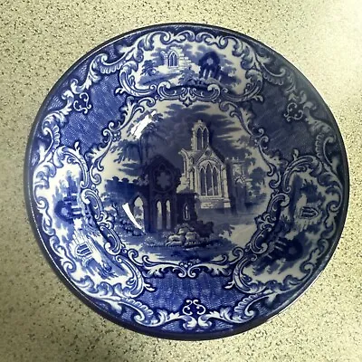 Buy Antique George Jones Abbey 1790 Blue Transferware Fruit Salad Bowl C1910's • 39£