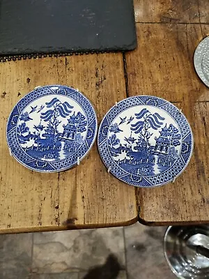 Buy English Ironstone Tableware LTD  Blue Willow Pattern - Small Plate Saucer ? • 5.50£