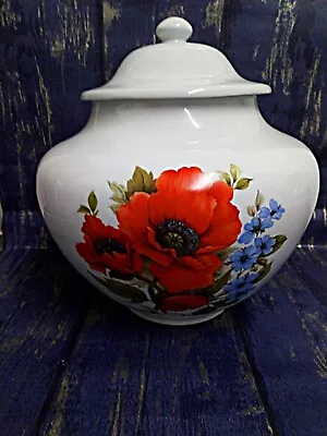 Buy Beautiful Large Heavy Vintage  Lidded Floral Vase Limoges France 36cm Tall • 25.99£