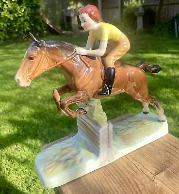 Buy Beswick Horse Girl Jumping Horse • 120£