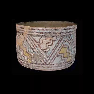 Buy Indus Valley Painted Pottery Vessel With Geometric Designs X7018 • 312.36£