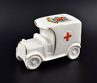 Buy Willow Art Crested China WW1 Model T Red Cross Ambulance * Penrith * • 19.99£