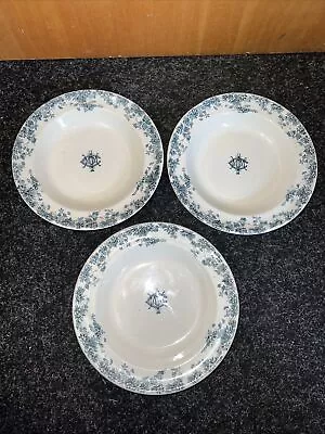 Buy 3 X Antique Rare Doulton Burslem Mercantile Marine Dinner Plates Kathryn Style • 149.99£