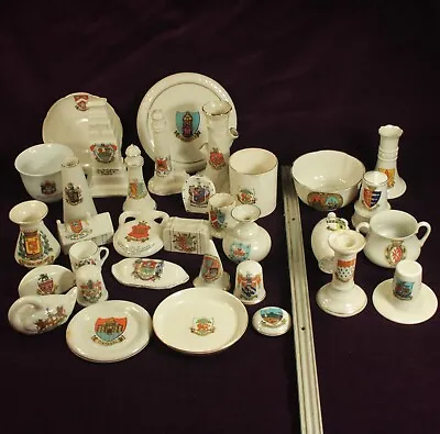 Buy CRESTED WARE CHINA GOSS ARCADIAN & OTHER MAKES SMALL COLLECTION Porcelain • 39£