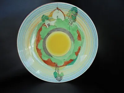 Buy A Clarice Cliff Dished Plate In BROOKFIELD Pattern • 350£