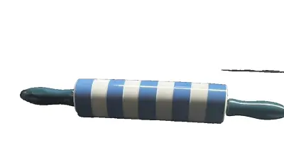 Buy Vintage  T.G GREEN CORNISHWARE  BLUE AND WHITE ROLLING PIN • 39.99£