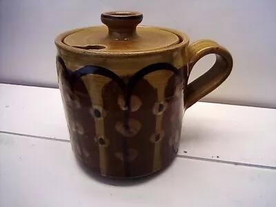 Buy Studio Pottery Handled  Lidded MUG 10 Cm Unidentified NP Devon • 7£
