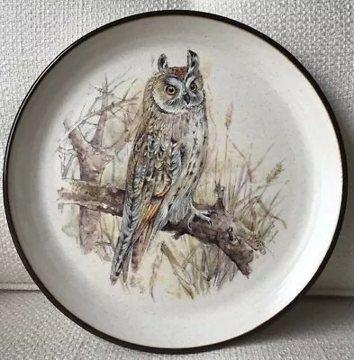 Buy Vintage Purbeck Pottery Owl Plate Stoneware Collectable 10” Bournemouth England • 4.95£