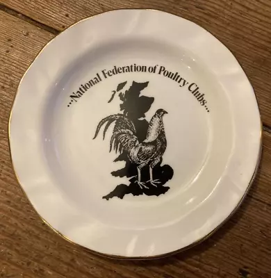 Buy Collectable Vintage Pintray National Federation Of Poultry Clubs Fine Bone China • 10£