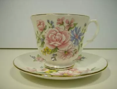 Buy Vtg Duchess Fine Bone China Set Of Cup & Saucer Pink Roses England • 28.94£