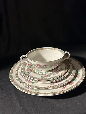 Buy 5 Piece Place Setting, John Maddock And Sons Indian Tree English See Photos • 27.45£