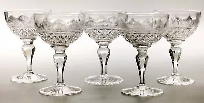 Buy Vintage Art Deco Stuart Crystal Cocktail Glasses Set Of 5 • 39.99£