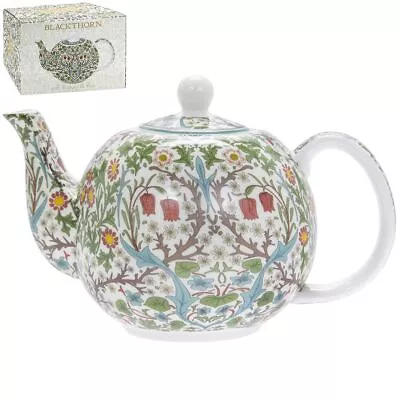 Buy Blackthorn William Morris Fine China Teapot - Lesser & Pavey Gift NEW • 19.99£
