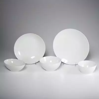 Buy Thomas Rosenthal German Loft White Porcelain Serving Bowls Platter 5pc Set • 85.39£
