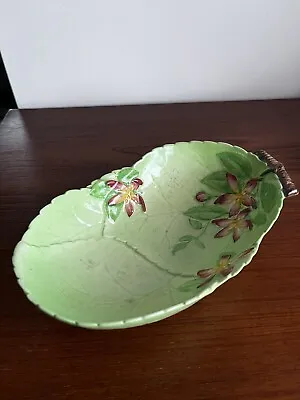 Buy Vintage Carlton Ware Painted Ceramic Apple Blossom Cabbage Leaf Dish-bowl A • 9.95£