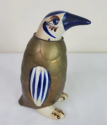 Buy Mateos Signed Mexican Pottery Penguin Bird Hand Painted Folk Art Figurine Collec • 15.11£