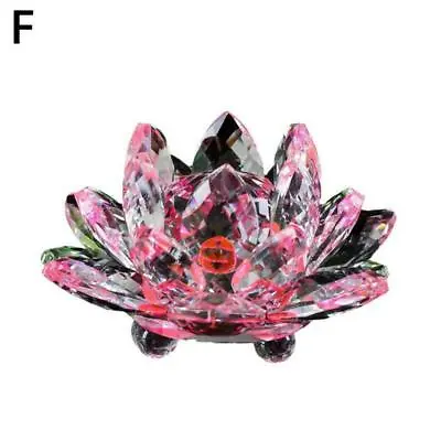 Buy Crystal Flower Ornament Large Crystal Craft Home Decor • 5.16£