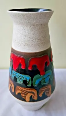 Buy Funky Mid Century Modern West German Tall Vase • 100£