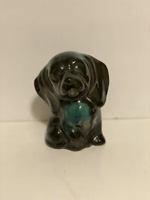 Buy Blue Mountain Pottery - BMP Puppy Dog Cobalt Blue Sitting Long Ear • 23.65£